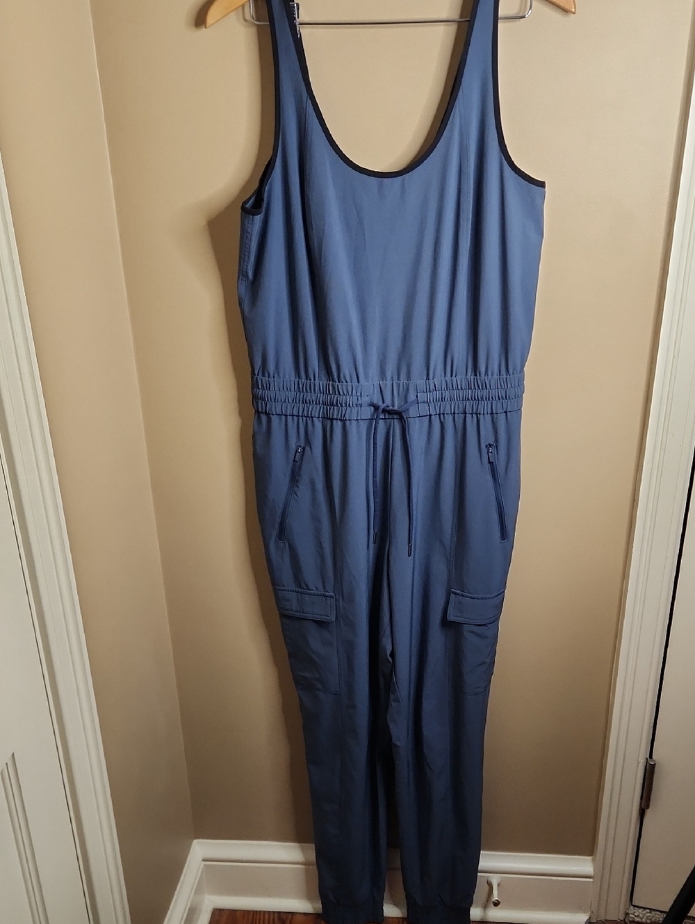 Athleta Unbound Jumpsuit in Iron Blue Size M. #531188